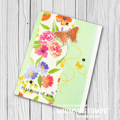 Flight of the Butterflies Stencil - Whimsy Stamps