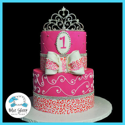 hand painted leopard cake decorating class nj fondant