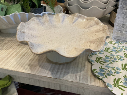 Freeform Cake Stand Dogwood