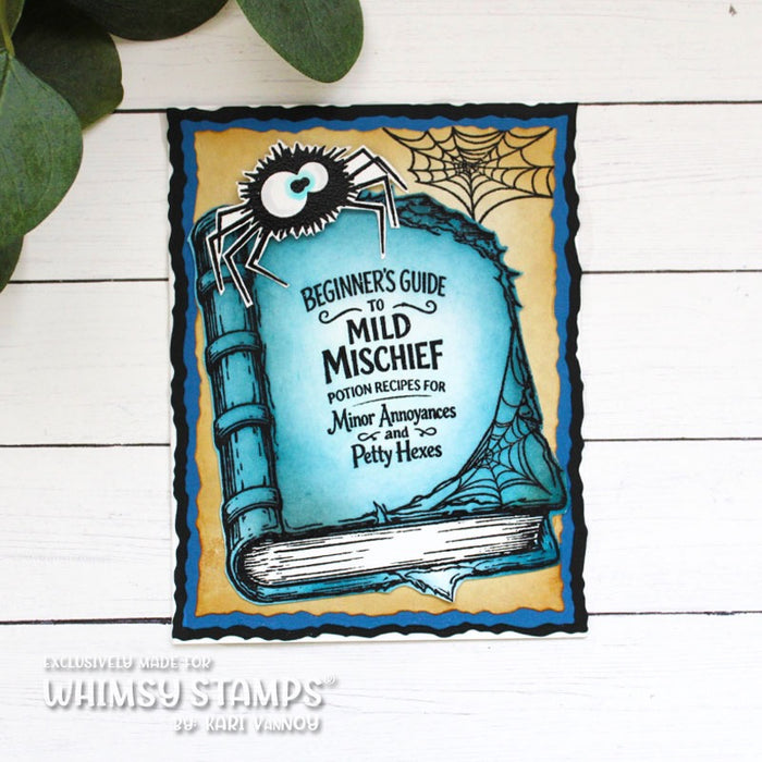 Fuzzy Spiders Clear Stamps - Whimsy Stamps
