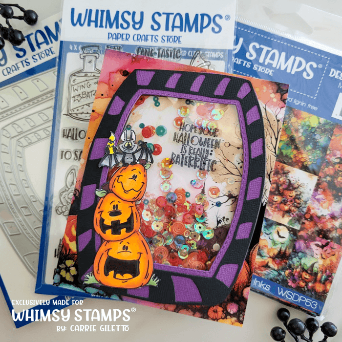 Going Batty Clear Stamps - Whimsy Stamps
