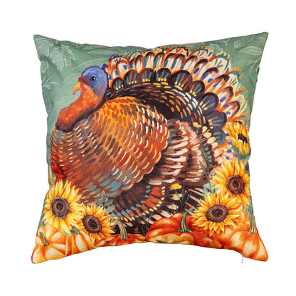 Grateful Gatherings Turkey Pillow Cover