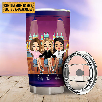 Hangovers Are Temporary But Drunk Stories Are Forever - Besties Tumbler - Gift For Best Friend - Gift For Girl
