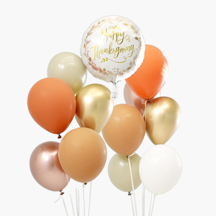 Happy Thanksgiving Balloon Bouquet - Harvest Party Decoration