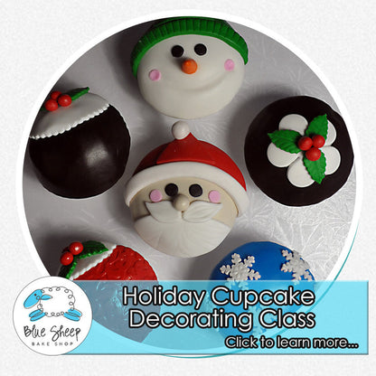 holiday cupcake decorating class
