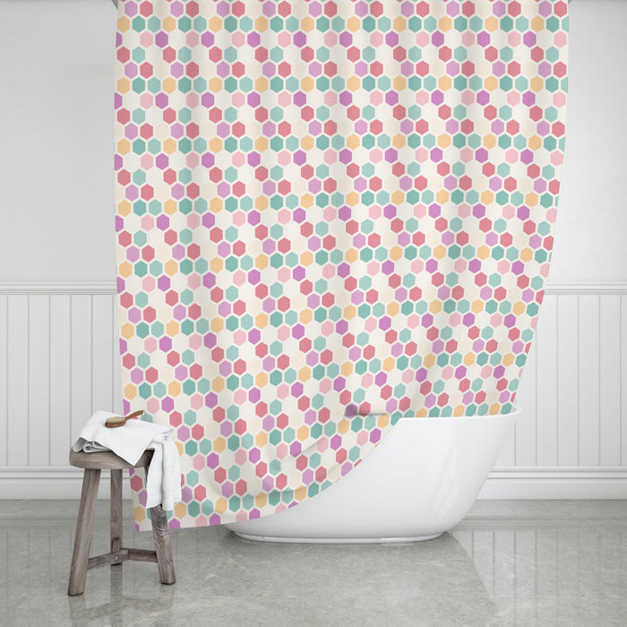 Modern Shower Curtain, Bathroom Decor & Accessories, Bath Curtain, Made in the USA | Pippa + June