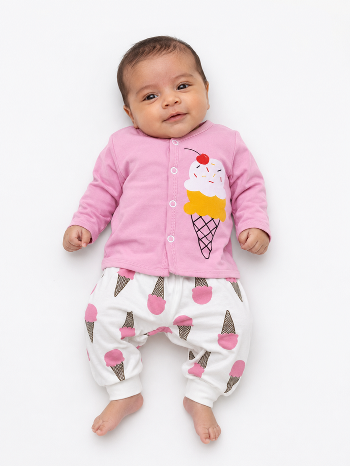 Ice cream Pajama - Autumn  Long sleeve