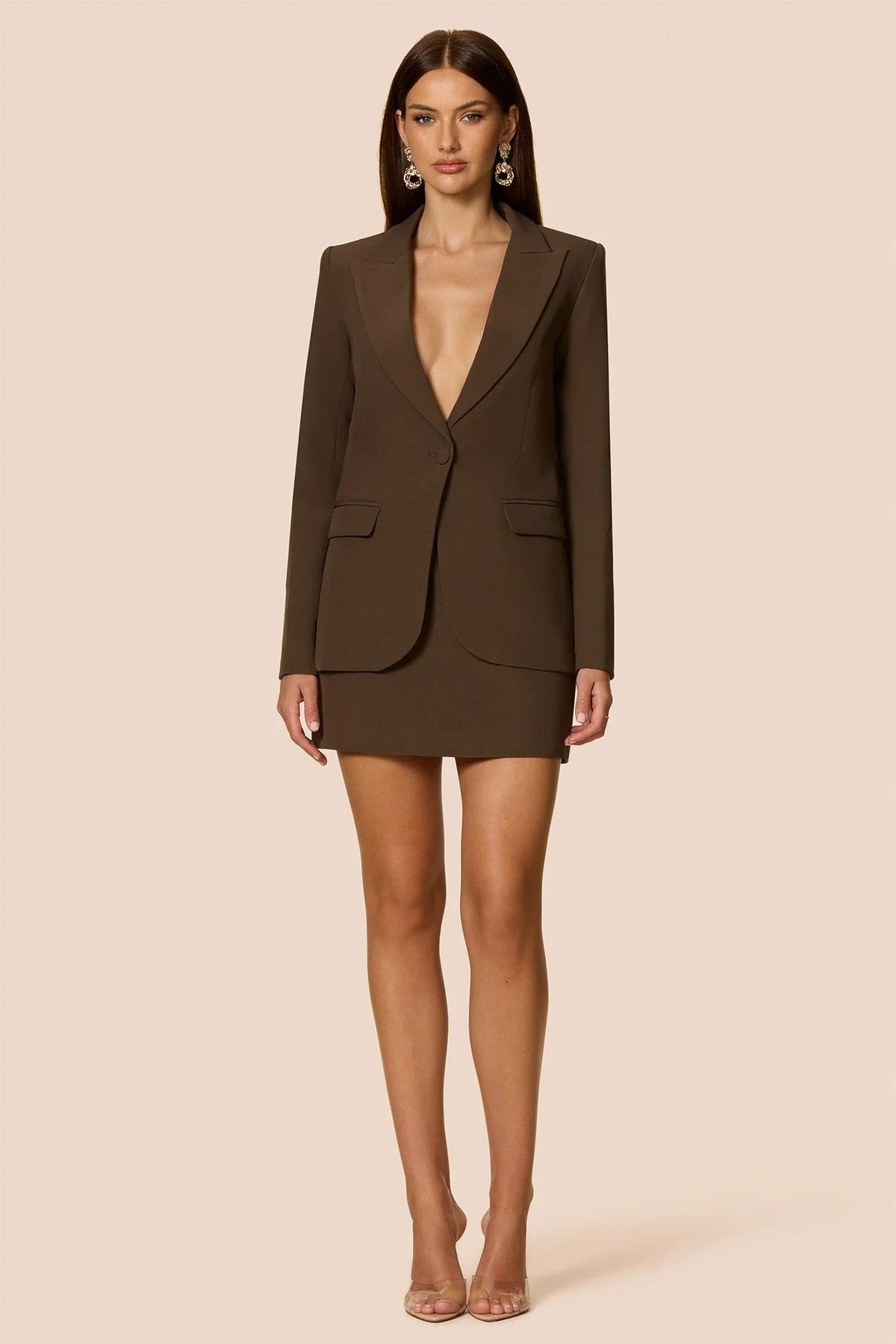 Nookie Monde Blazer - Chocolate