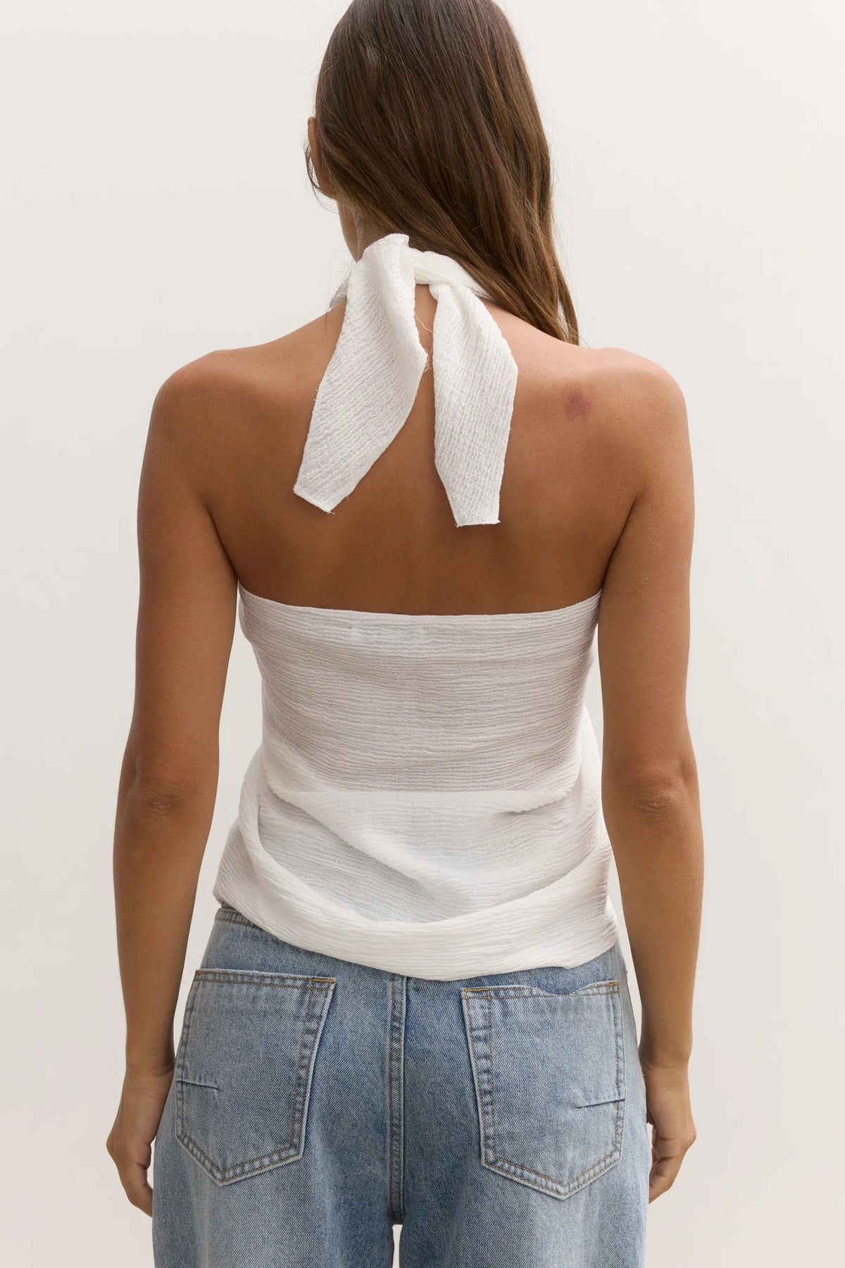 Solara Mini Sarong - White