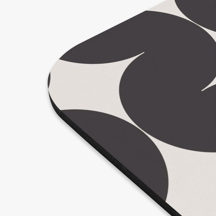 Modern Mouse Pad Geometric Black White, Modern Computer and IT Accessories, Office Decor, Made in the USA | Pippa + June