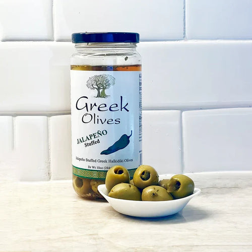Jalapeño Stuffed Greek Olives