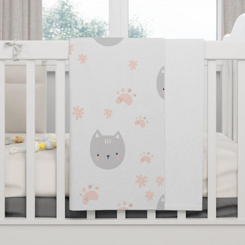 Girls Blanket Kitty Cat, Baby Girl Toddler Binkie | Pippa + June