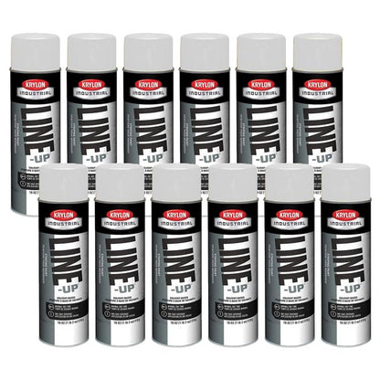 Krylon® Industrial Line-Up® Striping Paint - 12 cans