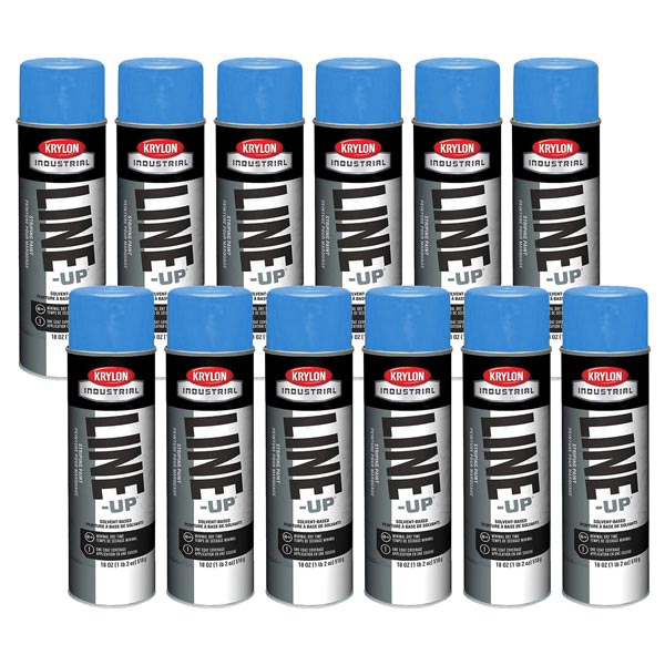 Krylon® Industrial Line-Up® Striping Paint - 12 cans