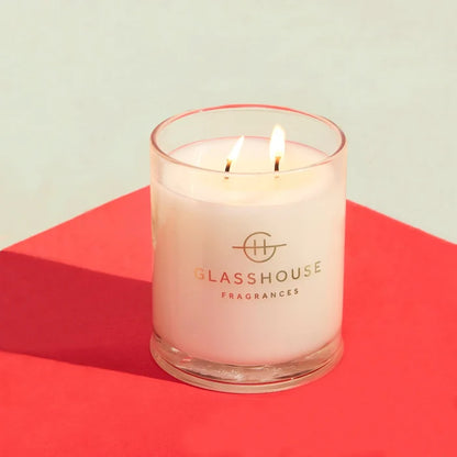 Glasshouse Kyoto In Bloom 13.4 oz soy candle lotus cherry blossom lime home fragrance gift from Magnolias Home Decor