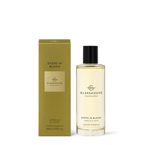 Glasshouse Kyoto In Bloom interior room fragrance spray lotus cherry blossom bergamot home fragrance gift from Magnolias Home Decor