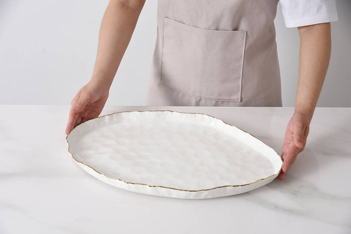 Large Porcelain Oval Platter