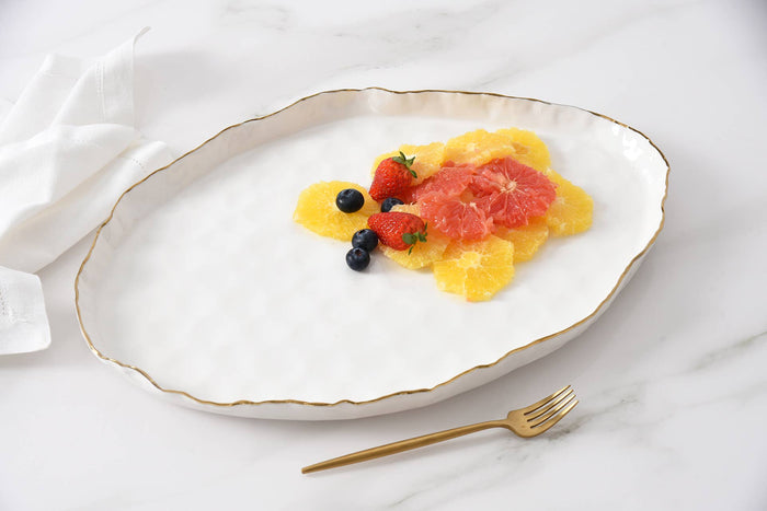 Large Porcelain Oval Platter
