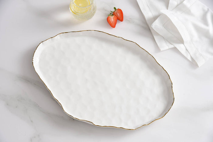 Large Porcelain Oval Platter