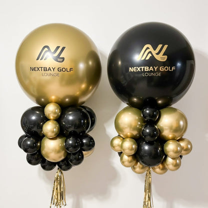 Logo Balloon Column for Corporate Events [Hourglass Style] - Ottawa Balloons