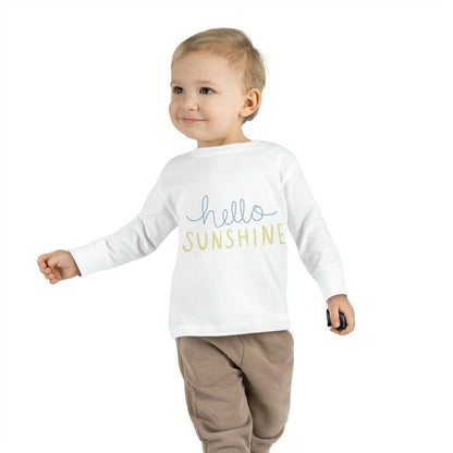 Kids Long Sleeve Cotton Tee Sunshine, Toddler Tops, Kids Tees, Kids Tops, Kids Clothing, Made in the USA
