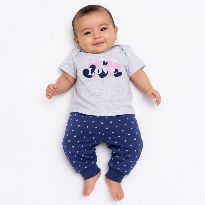 LOVE  Pajama - Autumn  Half sleeve