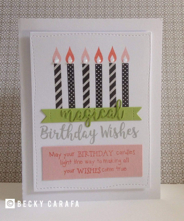 Magical Birthday Wishes Clear Stamps - Whimsy Stamps