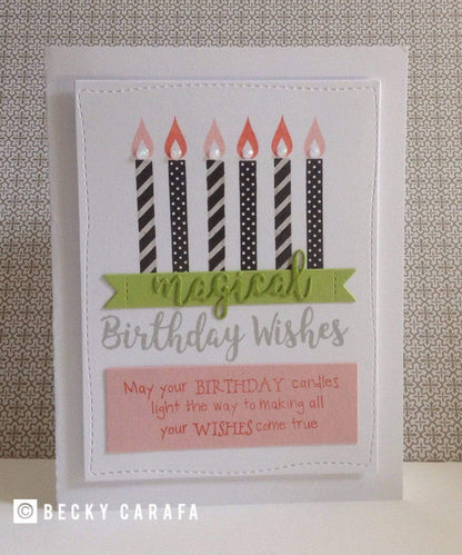 Magical Birthday Wishes Clear Stamps - Whimsy Stamps