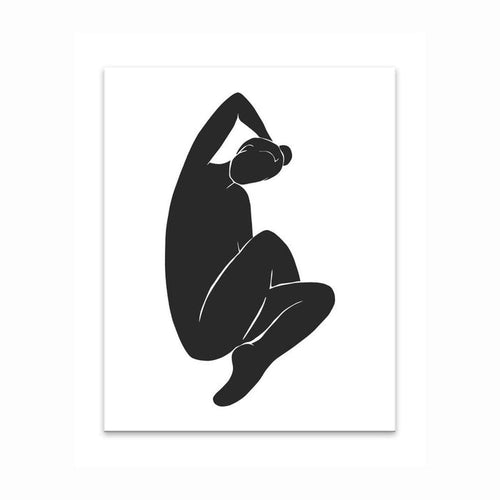 Matisse Abstract Canvas Art Woman, Modern Art Ships US Canada, Abstract Wall Decor Canada