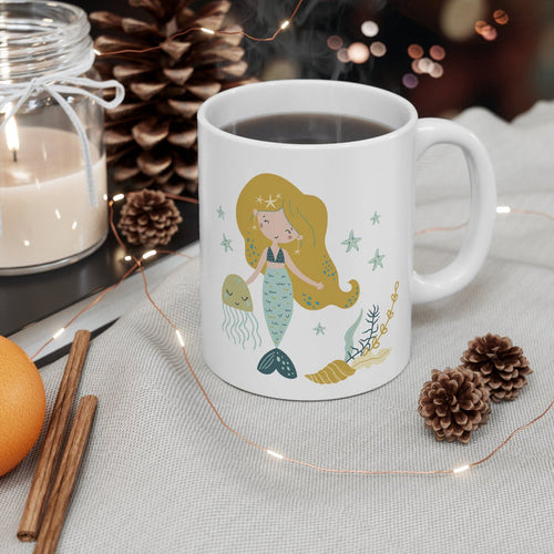 Girls Mug Mermaid Ocean, Girls Drinkware Tabletop | Pippa + June
