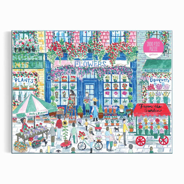 Michael Storrings Market in Bloom 2000 Piece Puzzle - The Preppy Bunny