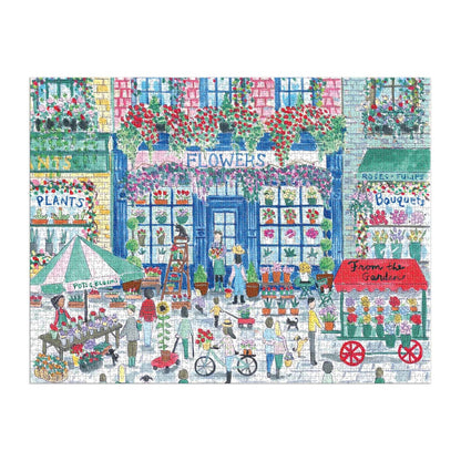 Michael Storrings Market in Bloom 2000 Piece Puzzle - The Preppy Bunny