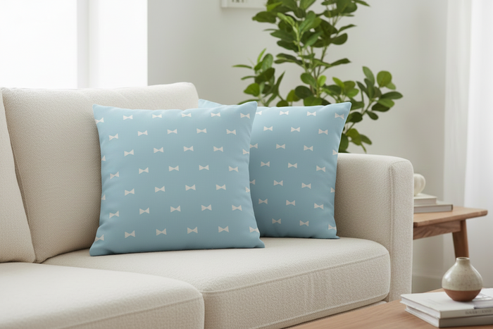 Modern Throw Pillows Blue White Geometric, Throw Pillow Covers,  Decorative Pillows, Contemporary Couch Pillows, Accent Pillows, Bedroom Throw Pillows, Sofa Pillows, Made in USA | Pippa + June
