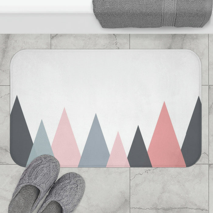Minimalist Bath Mat Mountains, Bathroom Decor & Accessories | Pippa + June