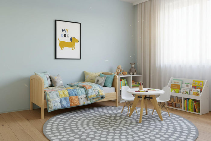 Kids Art Print Modern Cute Doggy, Kids Wall Art, Nursery Art Prints, Kids Wall Decor, Nursery Wall Art, Kids Modern Art Prints, Kids Bedroom Wall Decor, Made in the USA | Pippa + June