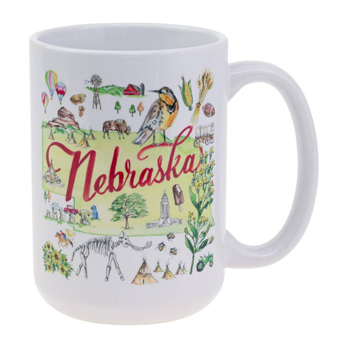 NE Ceramic 15 oz Mug