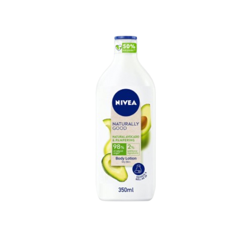 Nivea Natural Avocado Body Lotion Dry Skin 350Ml