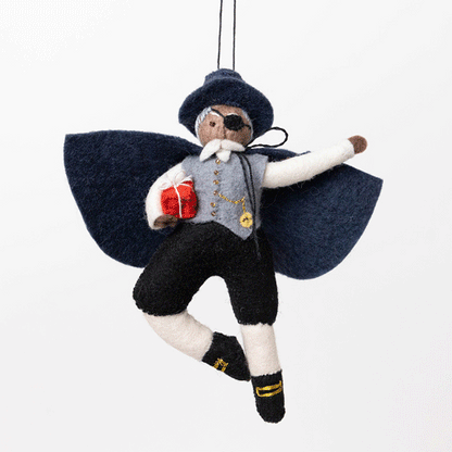 Nutcracker Drosselmeyer Ornament - Brown
