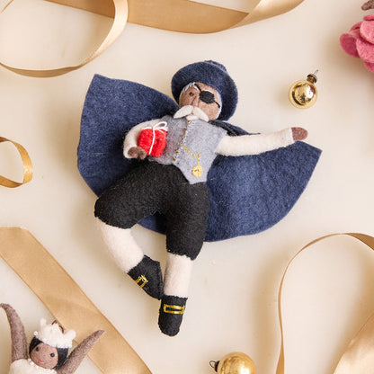 Nutcracker Drosselmeyer Ornament - Brown