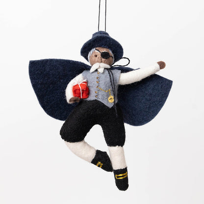 Nutcracker Drosselmeyer Ornament - Brown