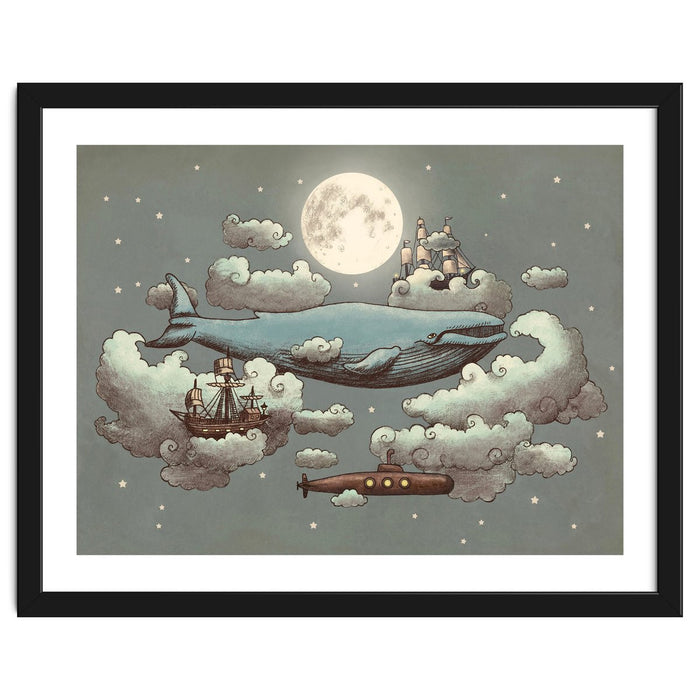 Ocean Meets Sky Framed Artwork