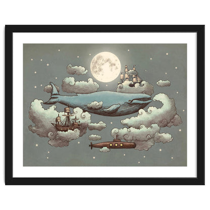 Ocean Meets Sky Framed Artwork