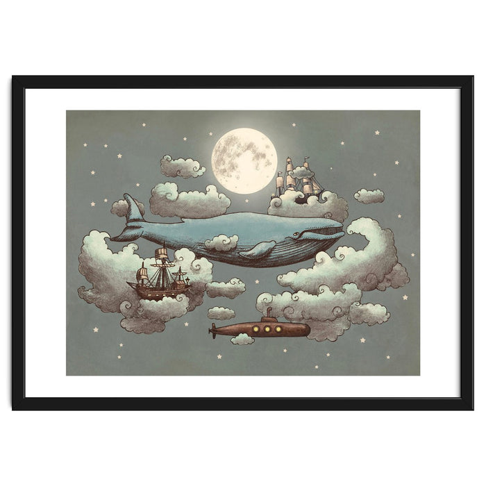 Ocean Meets Sky Framed Artwork