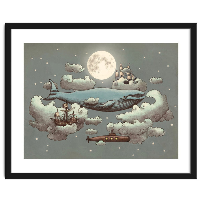 Ocean Meets Sky Framed Artwork