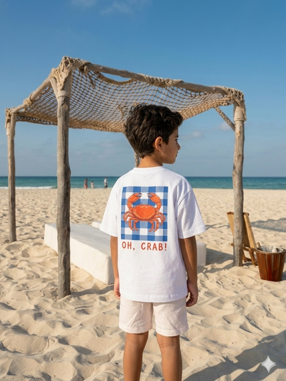 Oh crab - T-shirt Oversize  (Kids Unisex)