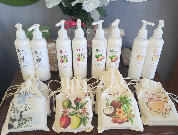 Organic Almond Coconut Soap in a Bag - Potpourri Gift Shop