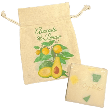 Organic Avocado & Lemon Soap in a Bag - Potpourri Gift Shop