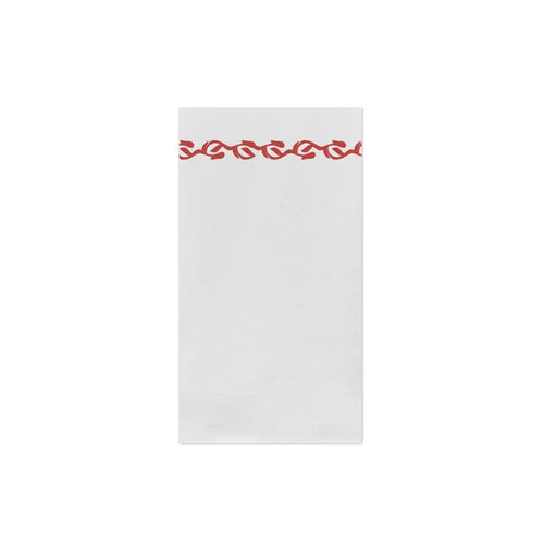 Paper soft Napkins Florentine Red Guest Towels (pack of 20)