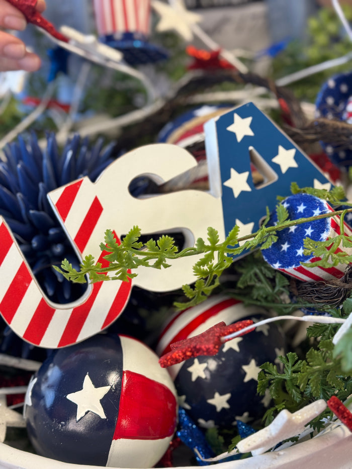Patriotic Block Sign -2 Styles