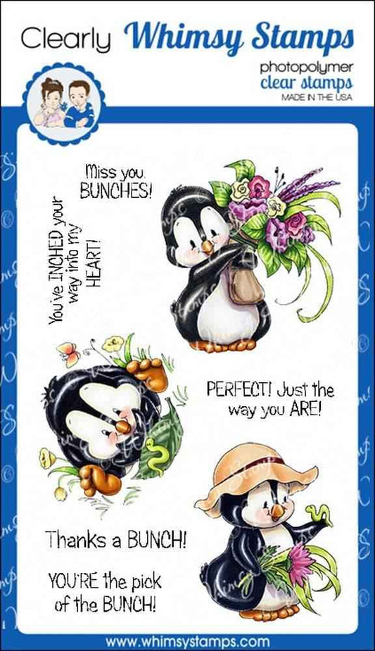 Penguin Gardener Clear Stamps